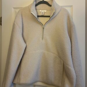 Bailey 44 Cream Fleece Pullover